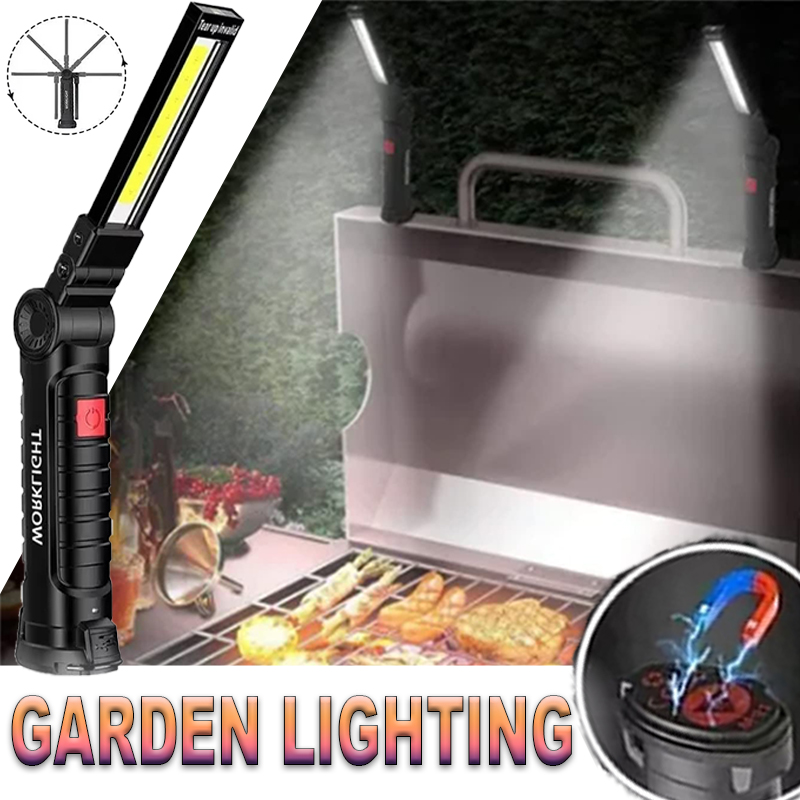 Outdoor Lighting Guide - Портативный светодиодный фонарик с магнитным крючком,