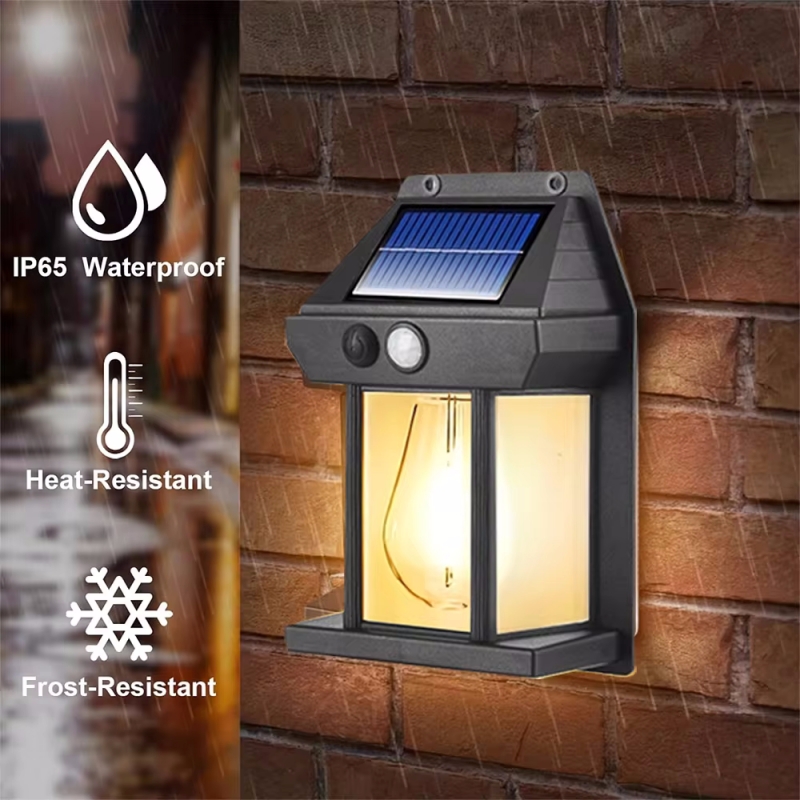 Outdoor Lighting With Outlet - Настенная лампа на солнечной батарее, водонепроницаемый