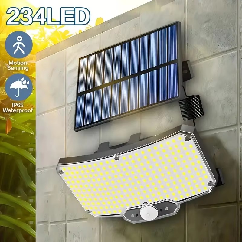 Outdoor Lighting For Patio - Солнечные уличные светильники 234LED с датчиком