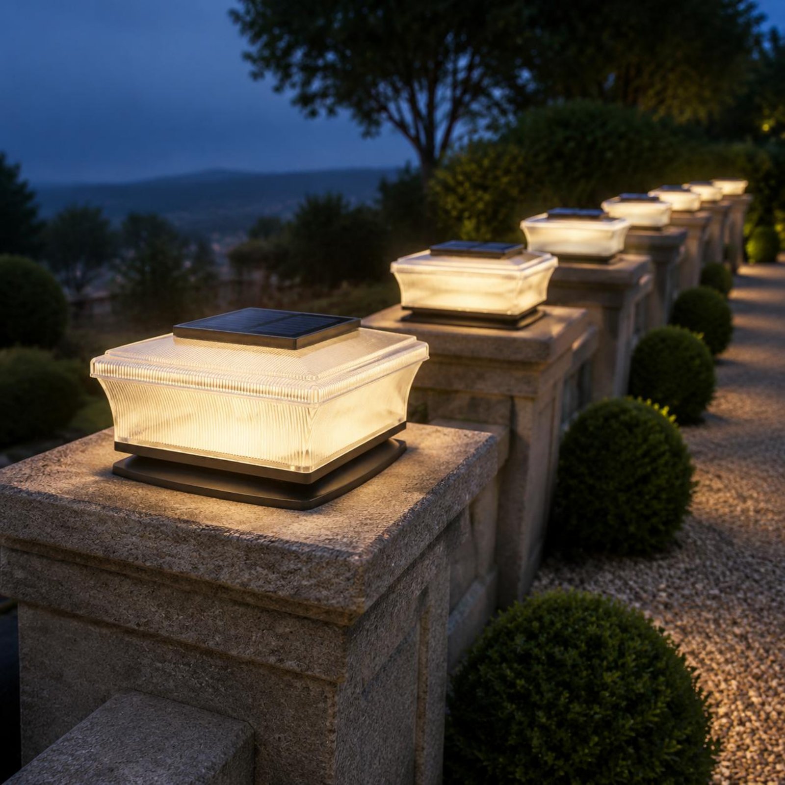 Outdoor Lighting Modern - Беспроводной квадратный светильник на столб на