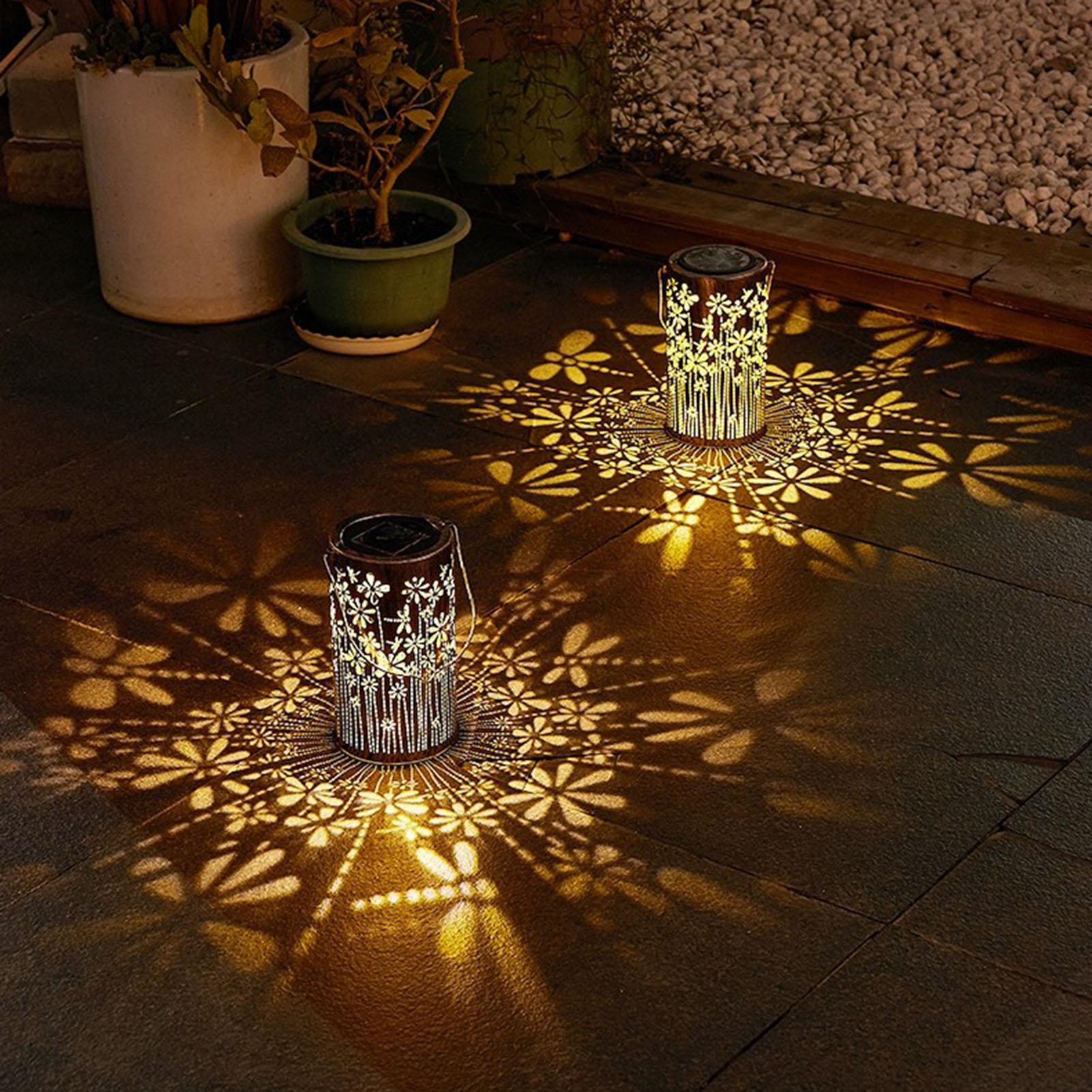 Outdoor Lighting And Landscape - Солнечные фонари: красочные металлические светильники в