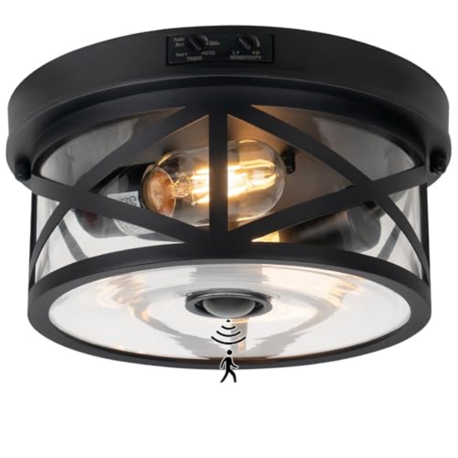 Motion Sensor Outdoor - Уличный потолочный светильник с датчиком движения,