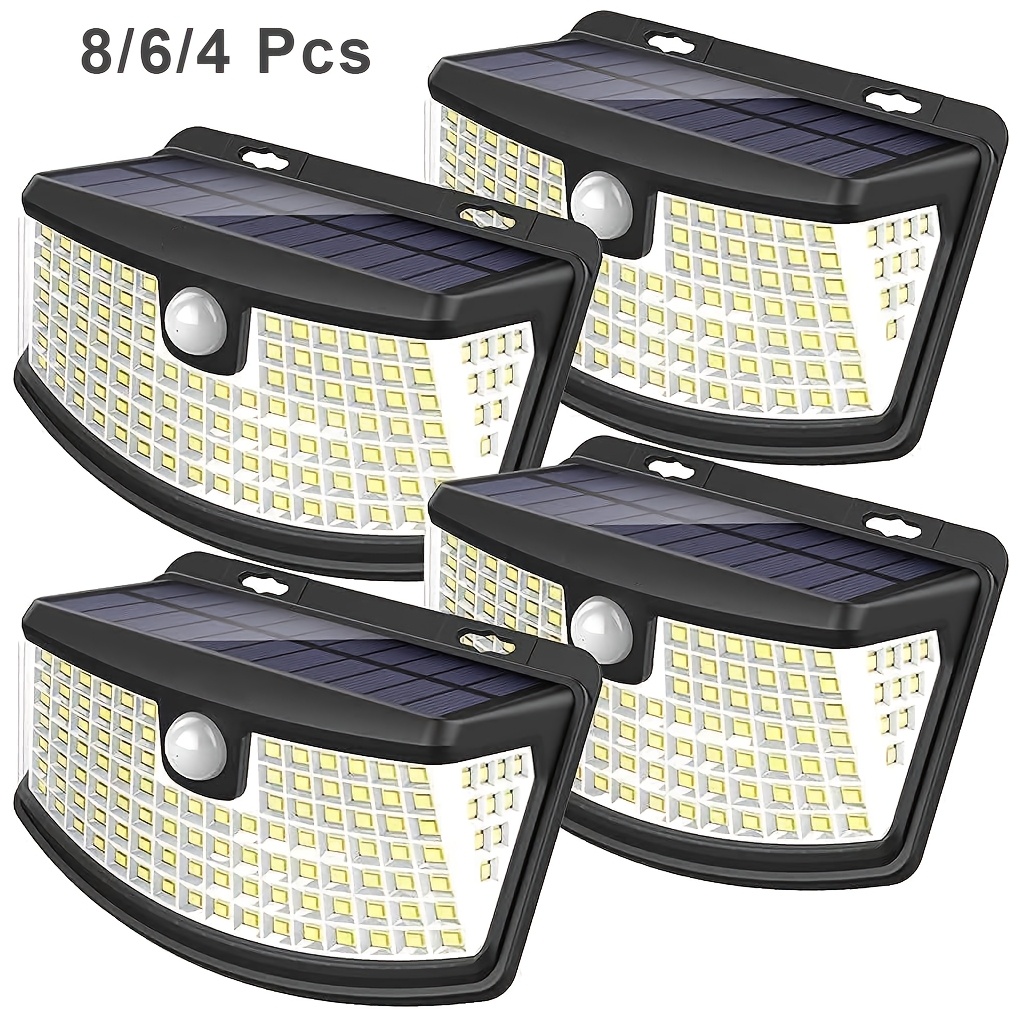 Motion Sensor Outdoor - 8/6/4 упаковки солнечных светильников с датчиком