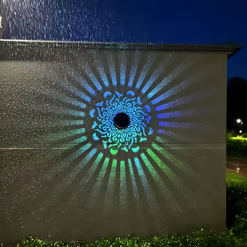 Outdoor Lighting Solar Panel - Солнечный светодиодный настенный светильник с проекцией