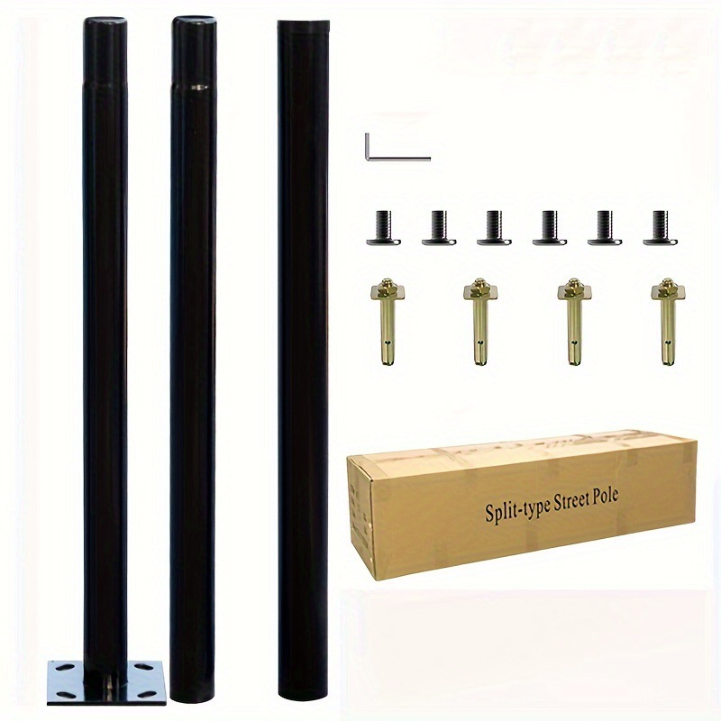 Outdoor Lighting Poles - 3-метровая оцинкованная стальная опора для уличного