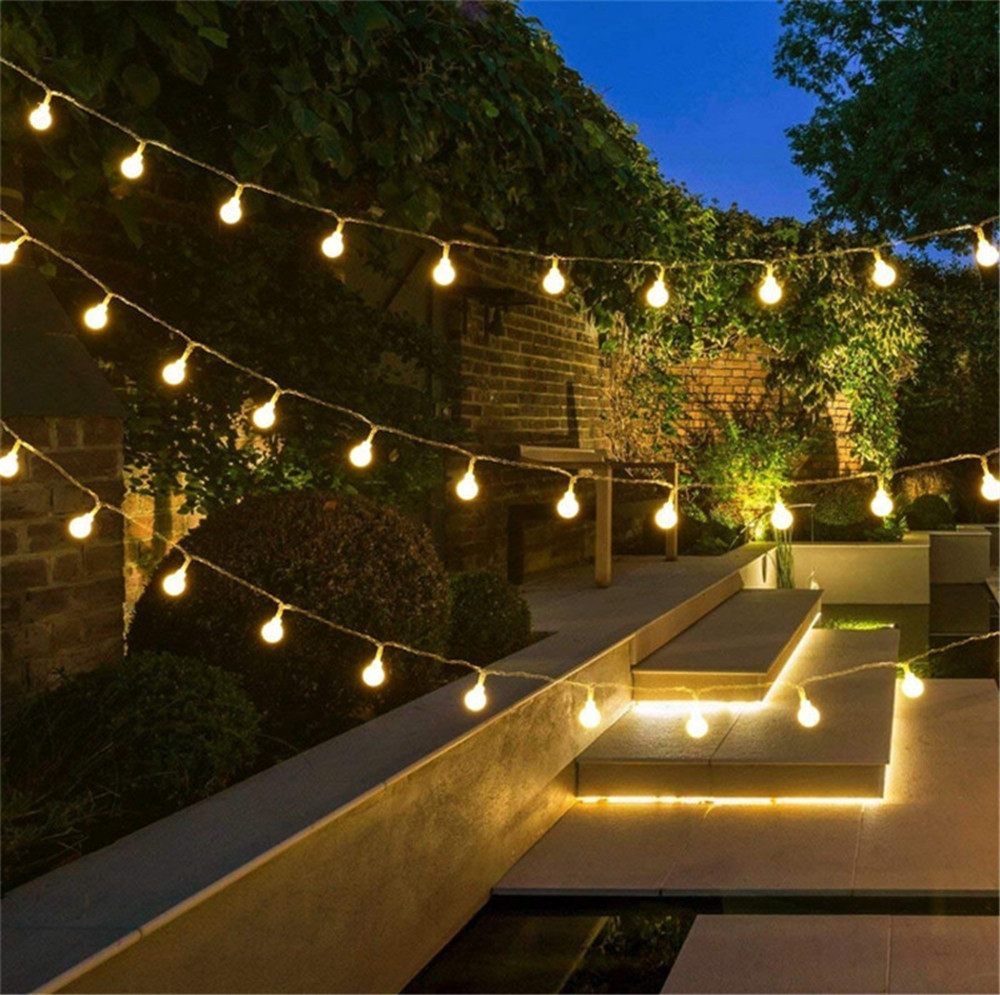 Светодиодные гирлянды 3-10 м н – обзор и цена Outdoor Lighting Battery