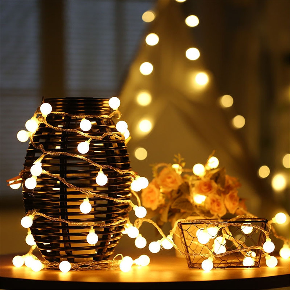 Светодиодные гирлянды 3-10 м н – обзор и цена Outdoor Lighting Battery