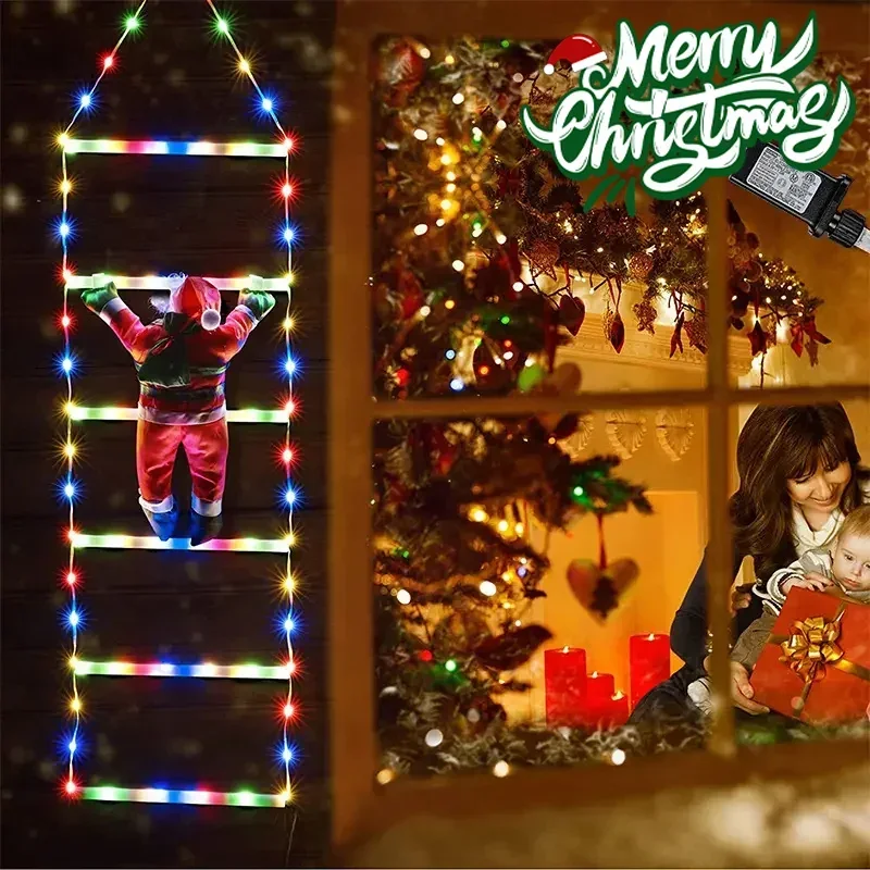 Светодиодный лестница для Деда – обзор и цена Outdoor Lighting Xmas
