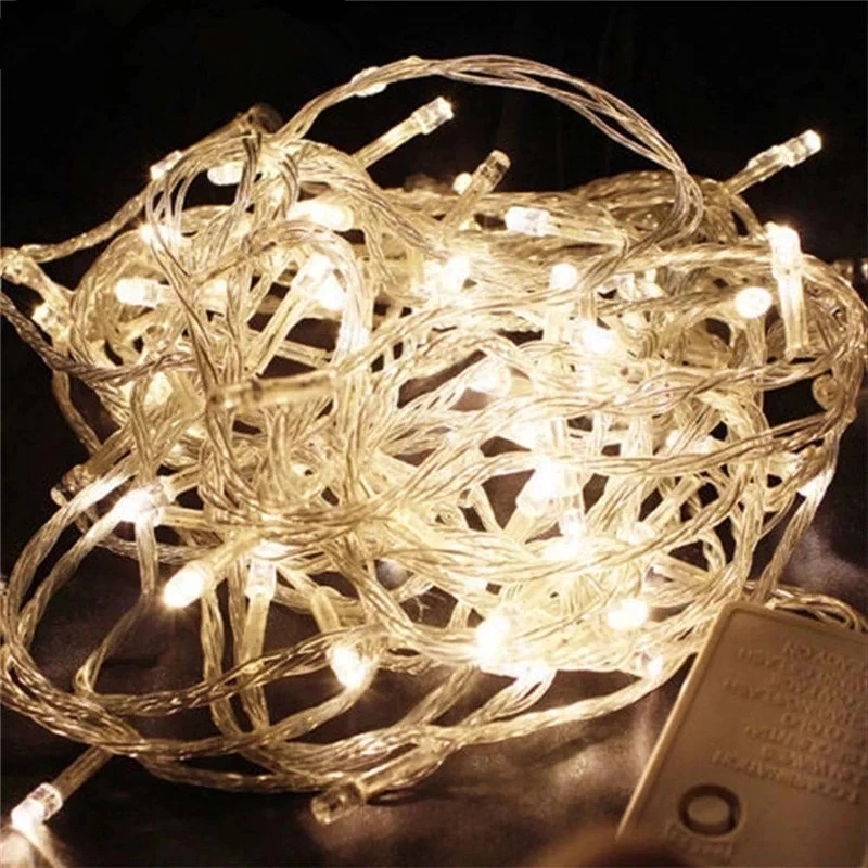 Гирлянда-цепочка 100 светодиод – обзор и цена Outdoor Lighting Xmas