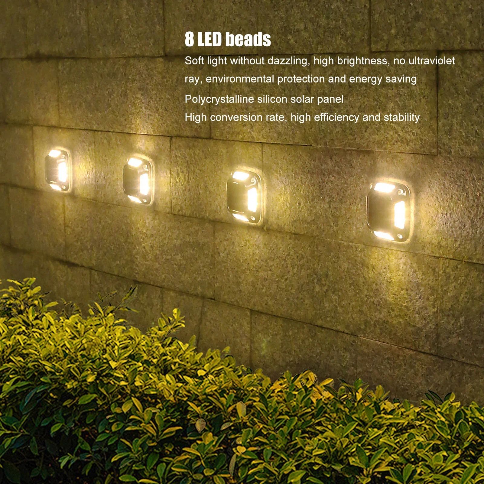 8-светодиодный солнечный свети – обзор и цена Outdoor Lighting Driveway