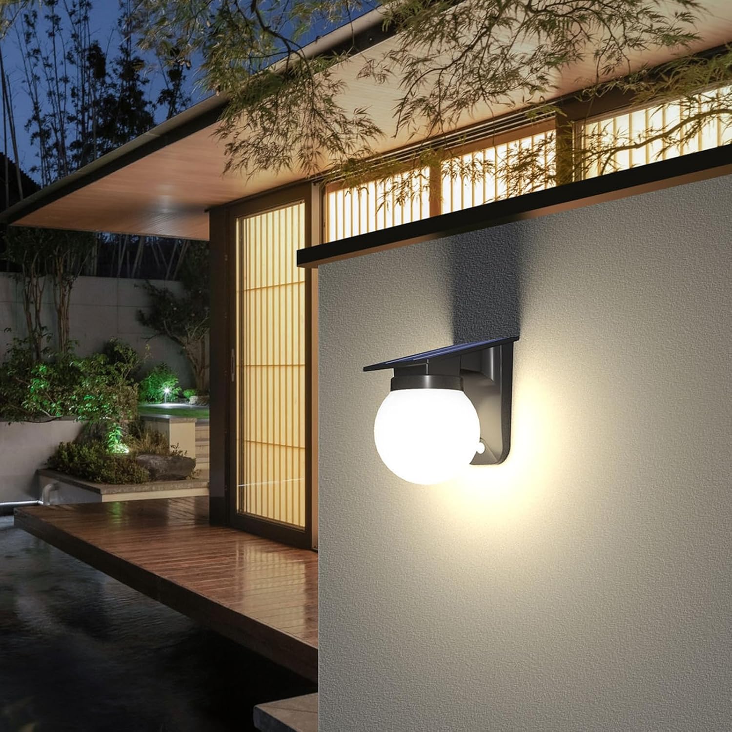 Солнечные сферические настенны – обзор и цена Outdoor Lighting With Outlet