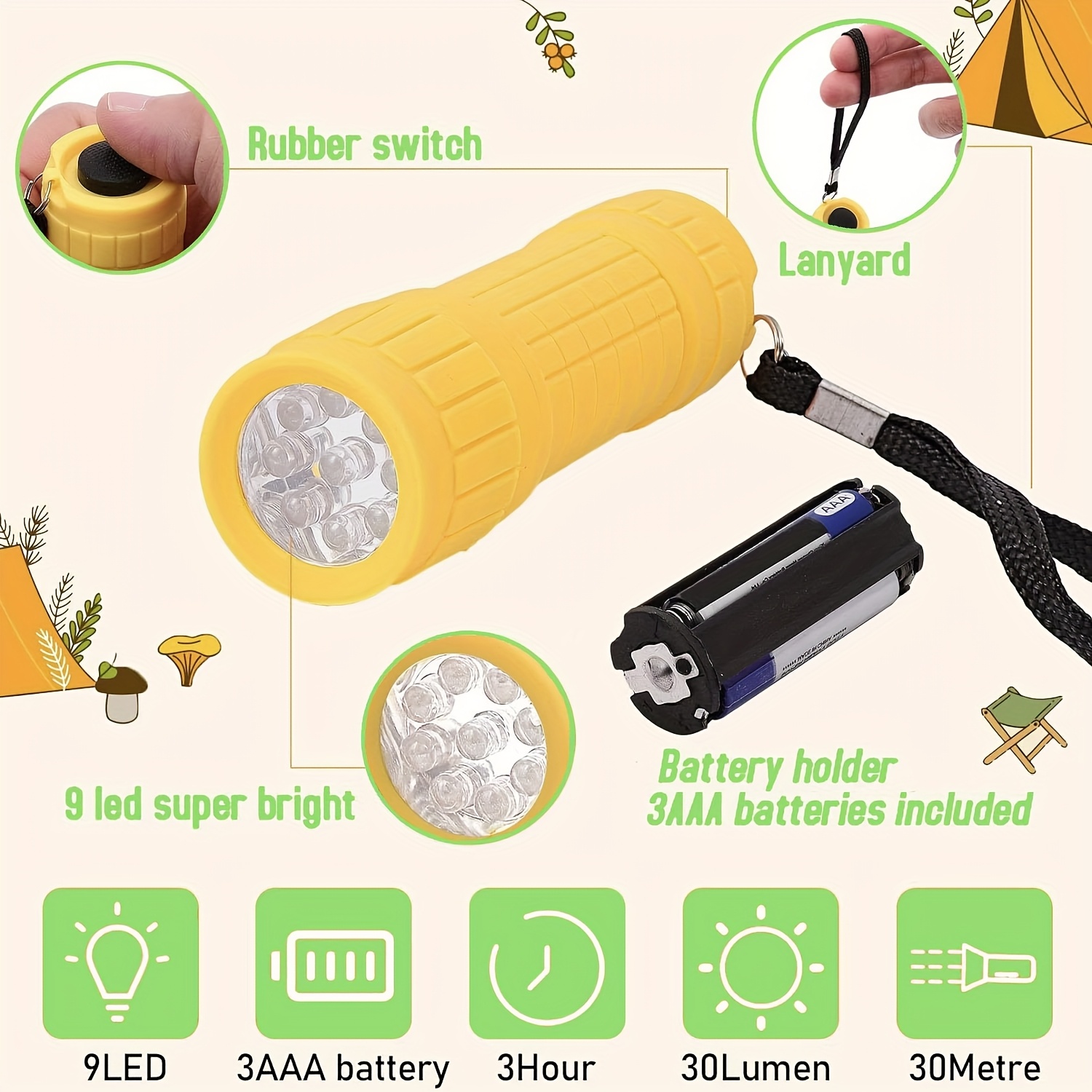 Миниатюрный портативный фонари – обзор и цена Outdoor Lighting Battery