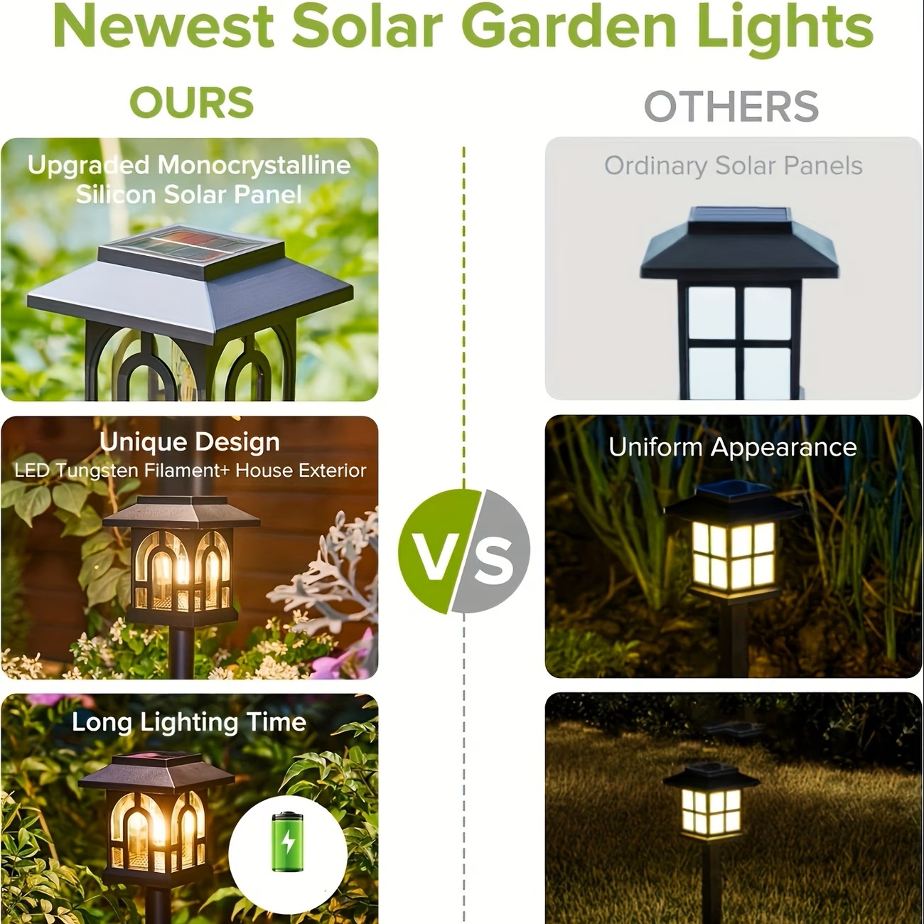 Набор из 10 солнечных светильн – обзор и цена Outdoor Lighting Driveway