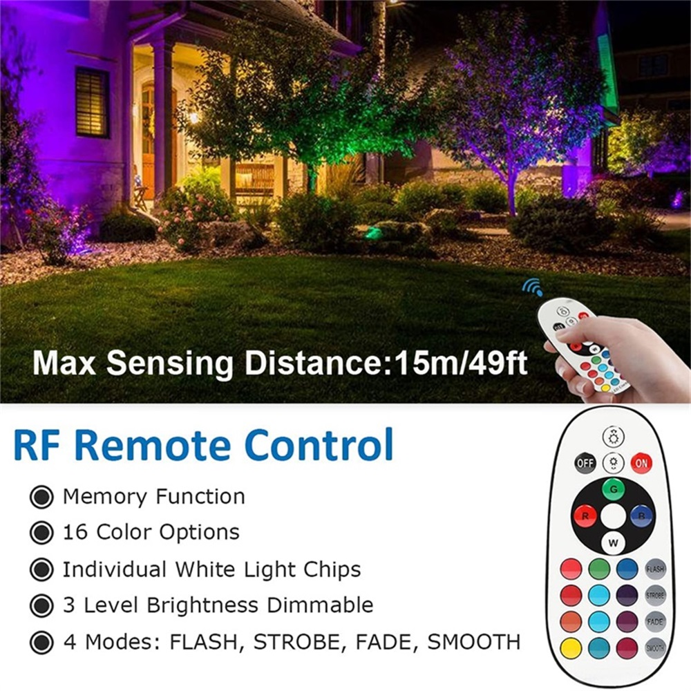 RGBW Ландшафтное освещение 10  – обзор и цена Outdoor Lighting And Landscape