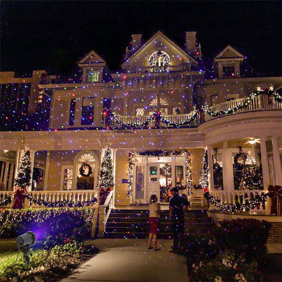 Рождественский лазерный светил – обзор и цена Outdoor Lighting Xmas