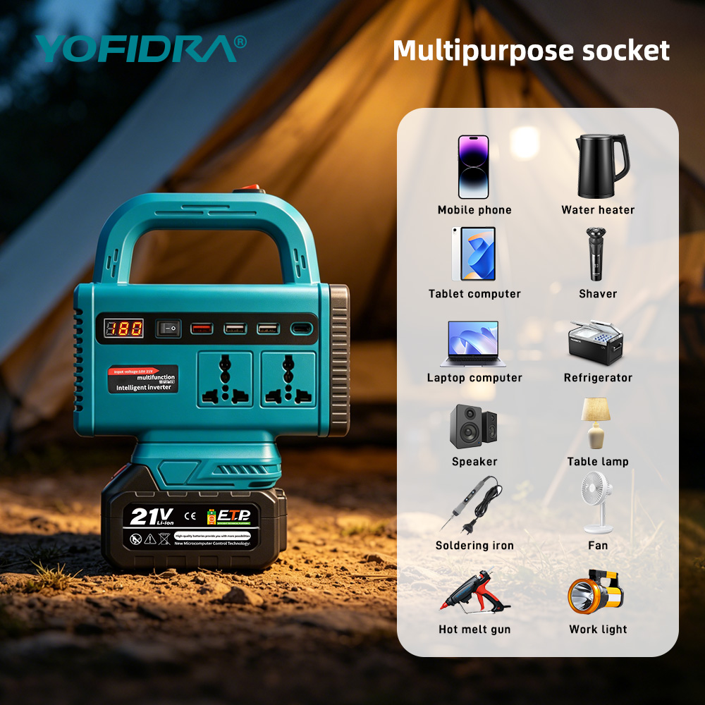 Портативный инвертор YOFIDRA 2 – обзор и цена Outdoor Lighting With Outlet