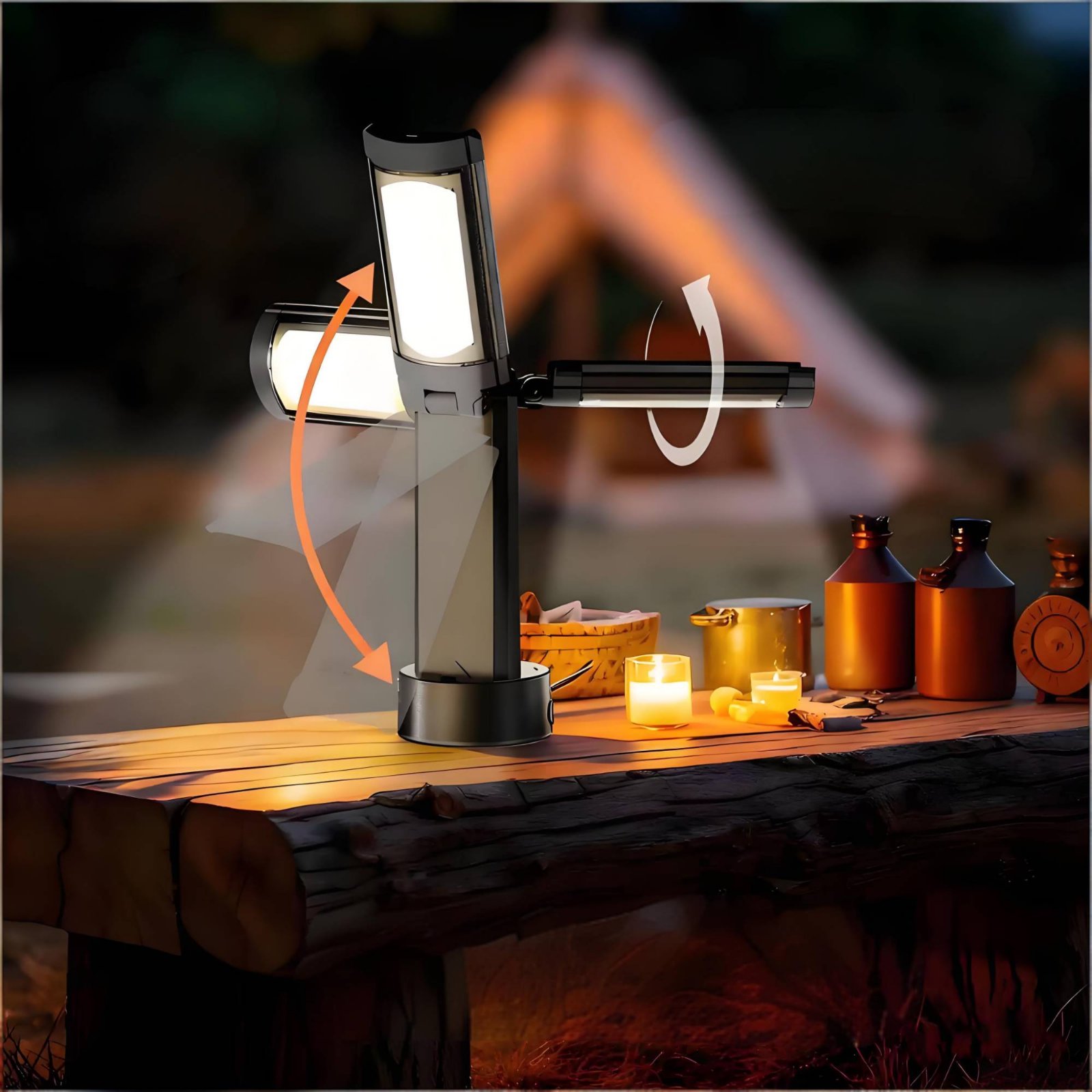 Телескопическая лампа для пала – обзор и цена Outdoor Lighting Battery