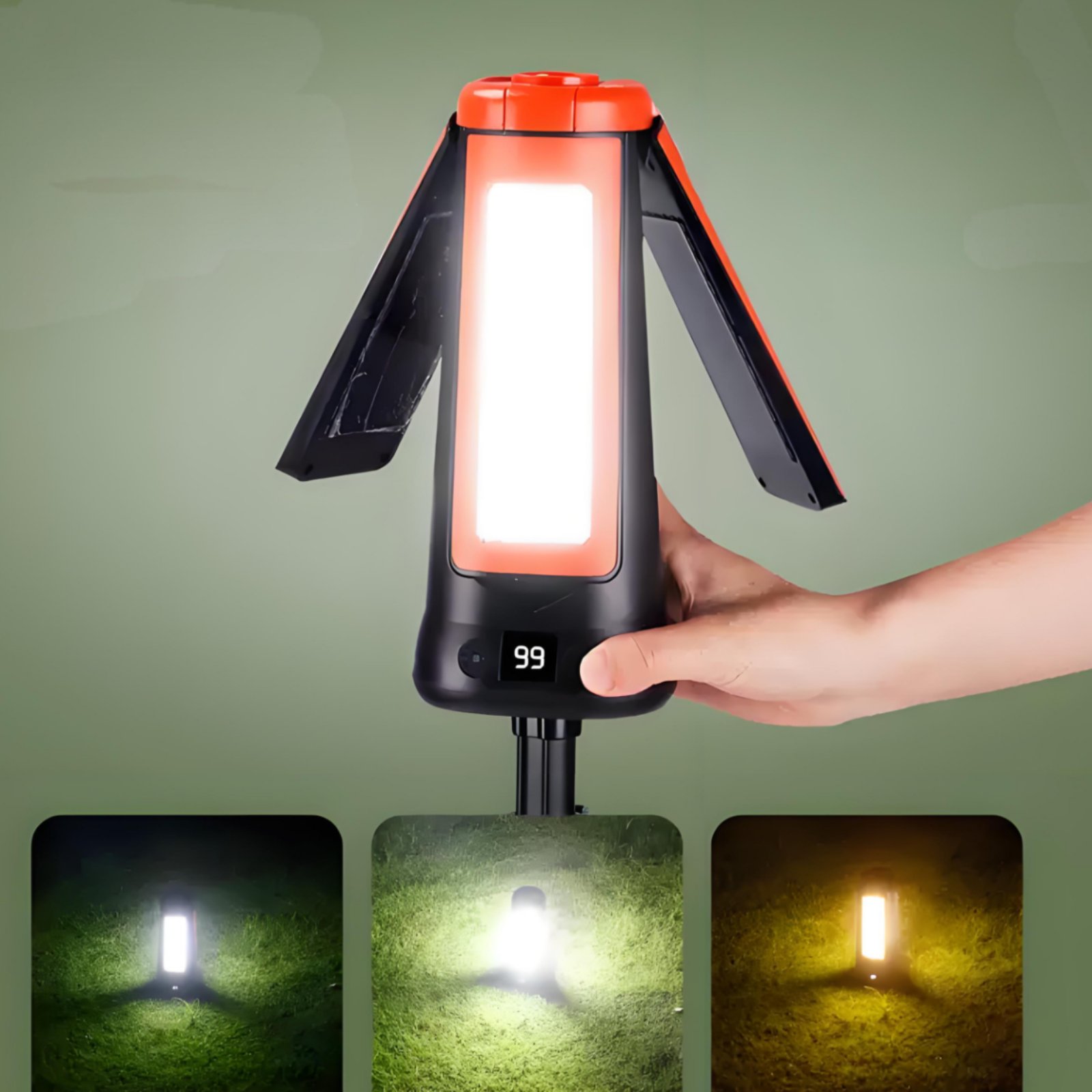 Телескопическая лампа для пала – обзор и цена Outdoor Lighting Battery
