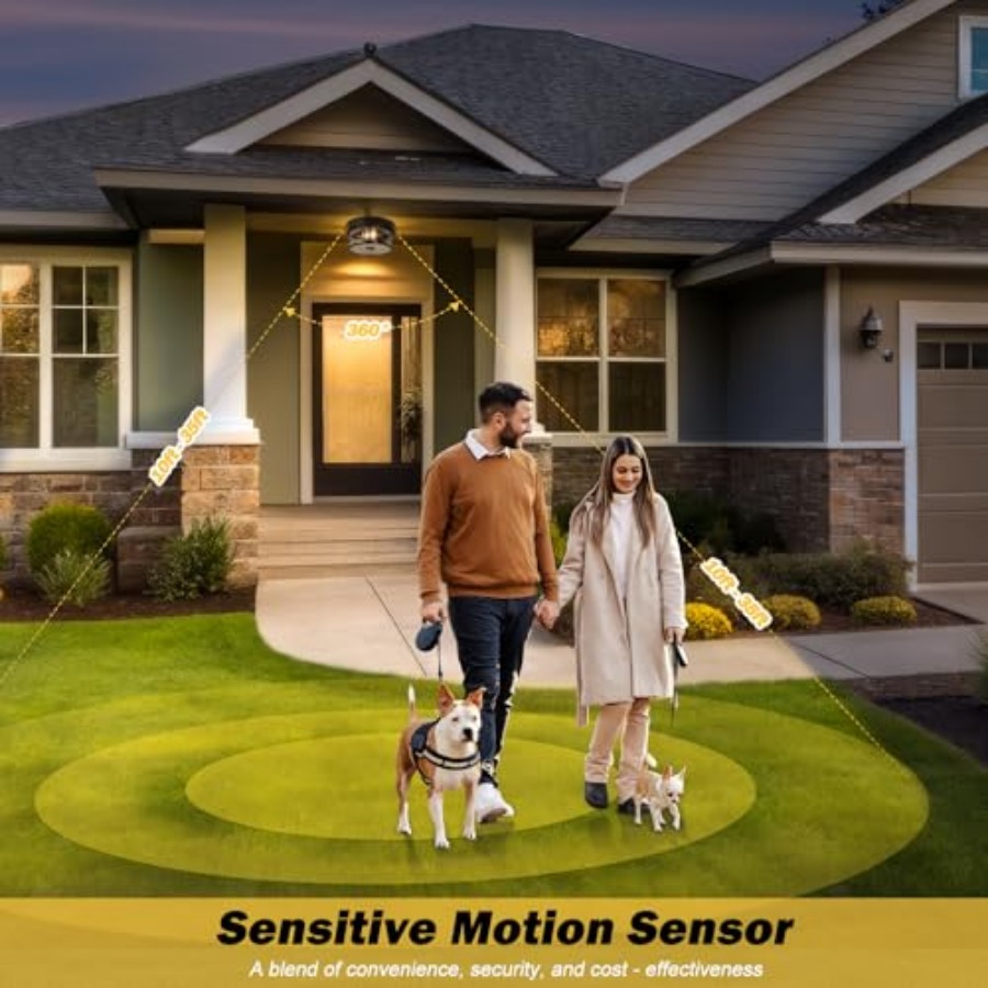 Уличный потолочный светильник  – обзор и цена Motion Sensor Outdoor