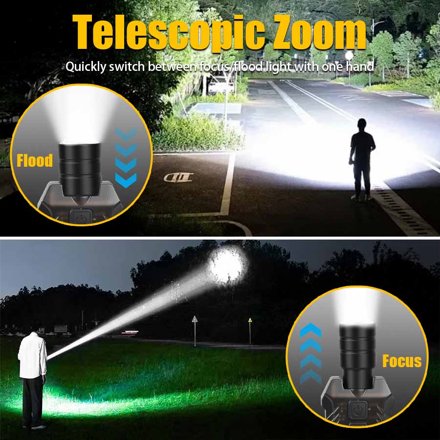 Перезаряжаемый мощный фонарик  – обзор и цена Led Flood Light